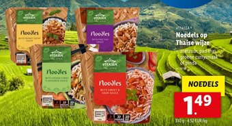 Lidl Noedels op Thaise wijze 330g aanbieding
