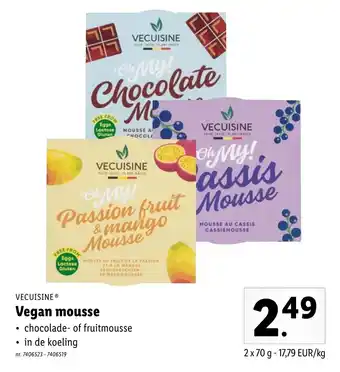 Vegan mousse 2 x 70g