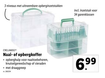 Naai- of opbergkoffer