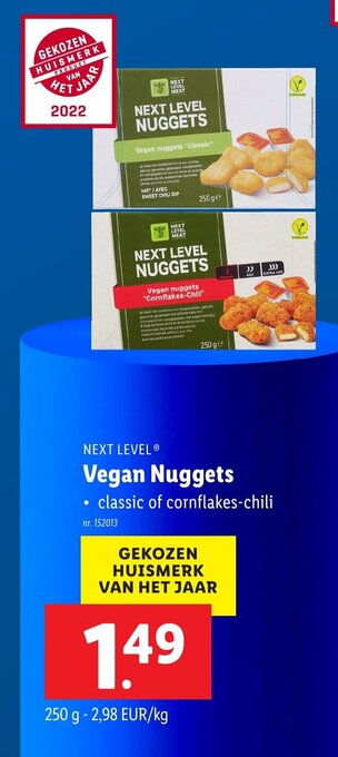 Lidl Vegan Nuggets aanbieding