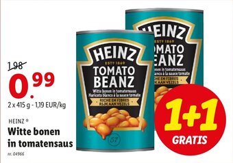 Witte bonen in tomatensaus