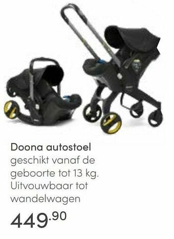 Baby & Tiener Doona autostoel aanbieding
