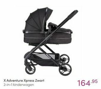 Baby & Tiener X adventure xpress zwart 2-in-1 kinderwagen aanbieding