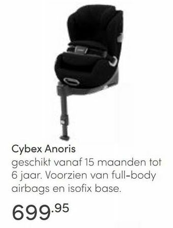 Baby & Tiener Cybex anoris aanbieding