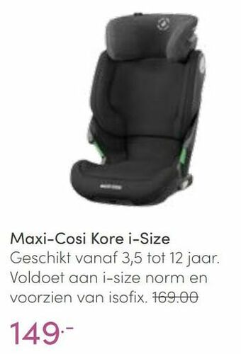 Baby & Tiener Maxi-cosi kore i-size aanbieding