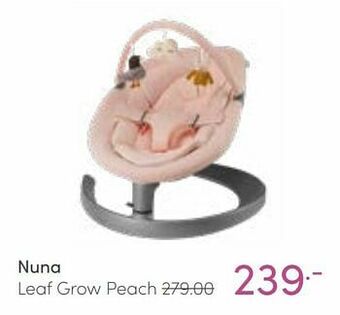 Baby & Tiener Nuna leaf grow peach aanbieding