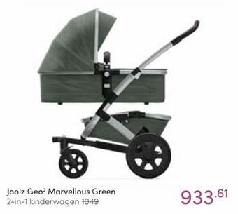 Baby & Tiener Joolz geo2 marvellous green 2-in-1 kinderwagen aanbieding