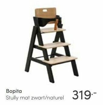 Baby & Tiener Bopita stully mat zwart-naturel aanbieding