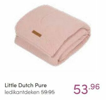 Baby & Tiener Little dutch pure ledikantdeken aanbieding