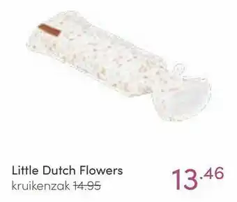 Baby & Tiener Little dutch flowers kruikenzak aanbieding