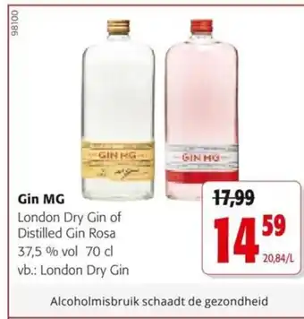 Colruyt Gin MG aanbieding
