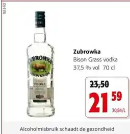 Colruyt Zubrowka aanbieding