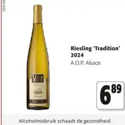 Colruyt Riesling 'Tradition' 2024 aanbieding