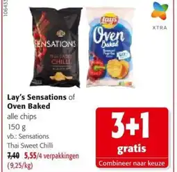 Colruyt Lay's Sensations of Oven Baked aanbieding