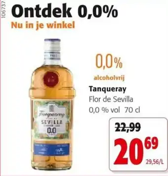 Colruyt Tanqueray Flor de Sevilla aanbieding