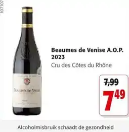 Colruyt Beaumes de Venise A.O.P. 2023 aanbieding