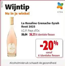 Colruyt La Rosaline Grenache-Syrah Rosé 2025 aanbieding