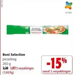 Colruyt Boni Selection pizzadeeg aanbieding