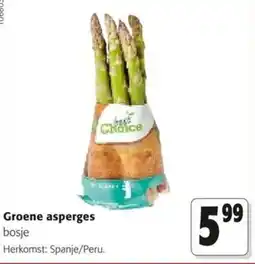 Colruyt Groene asperges aanbieding