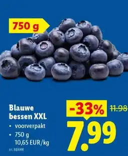 Lidl Blauwe bessen XXL aanbieding