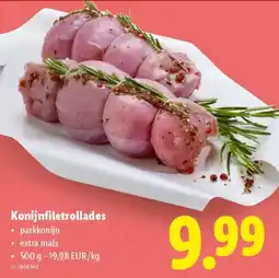 Lidl Konijnfiletrollades aanbieding