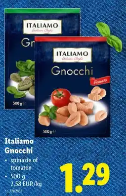 Lidl Italiamo Gnocchi aanbieding