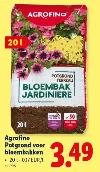 Agrofino Potgrond voor bloembakken