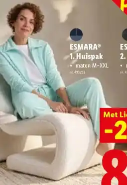 Lidl Esmara huispak in velours aanbieding