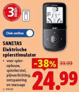 Lidl Sanitas elektrische spierstimulator aanbieding
