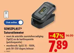 Lidl Sensiplast saturatiemeter aanbieding