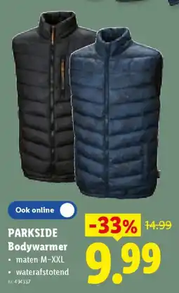 Lidl Parkside Bodywarmer aanbieding