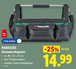 Lidl Parkside gereedschapstas aanbieding