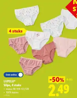 Lidl Lupilu slips aanbieding