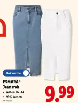Lidl Esmara Jeansrok aanbieding
