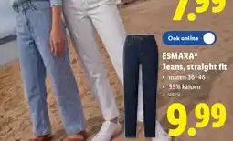 Lidl Esmara Jeans, straight fit aanbieding