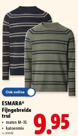 Lidl Esmara fijngebreide trui aanbieding