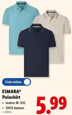 Lidl Esmara poloshirt aanbieding