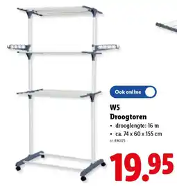 Lidl W5 Droogtoren aanbieding