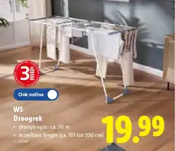 Lidl W5 Droogrek aanbieding