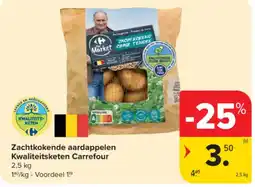 Carrefour Market Zachtkokende aardappelen Kwaliteitsketen Carrefour aanbieding