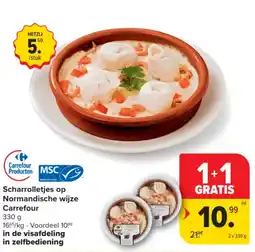 Carrefour Market Scharrolletjes op Normandische wijze aanbieding