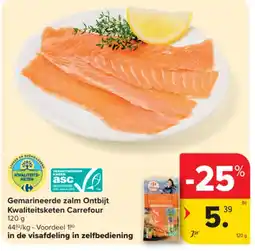 Carrefour Market Gemarineerde zalm Ontbijt Kwaliteitsketen Carrefour aanbieding