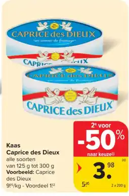 Carrefour Market Caprice des Dieux kaas aanbieding