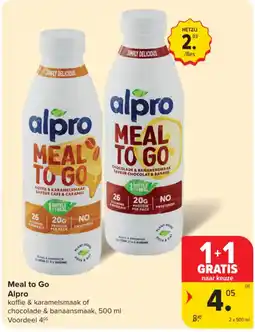 Carrefour Market Alpro Meal to Go aanbieding