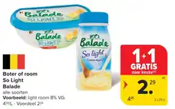 Carrefour Market Balade So light Boter of room aanbieding