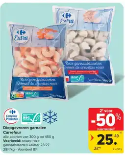 Carrefour Market Diepgevroren garnalen aanbieding