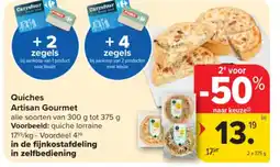 Carrefour Market Artisan Gourmet Quiches aanbieding