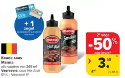 Carrefour Market Manna Koude saus aanbieding