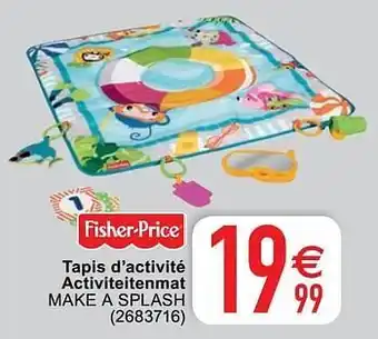Cora Tapis d` activité Activiteitenmat make a splash aanbieding