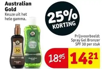 Kruidvat Spray gel bronzer spf 30 aanbieding